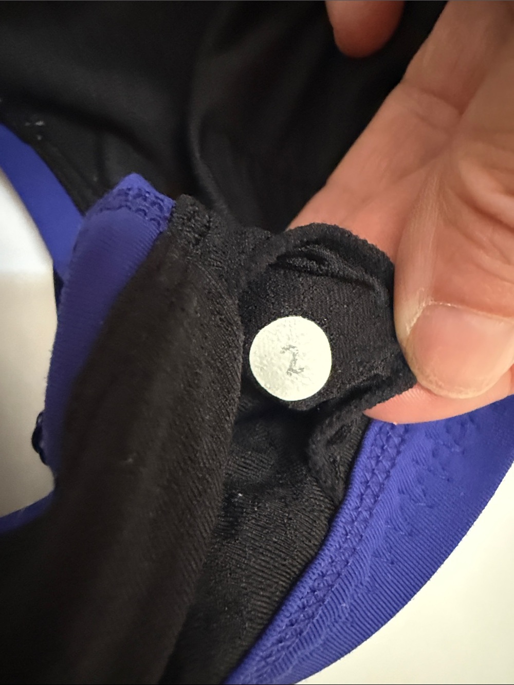 Lululemon Sports Bra Womens Size 2 Black Blue Activewear - Picture 7 of 7